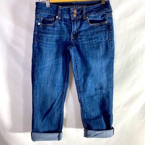 American eagle women's artist crop stretch jeans